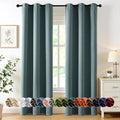 MIULEE Dusty Blue Blackout Curtains by MIULEE