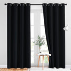 NICETOWN Black Out Curtains for Bedroom 84 inches Long by NICETOWN
