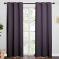 NICETOWN Greyish Purple Blackout Curtains 84 inches Length by NICETOWN