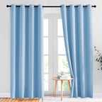 NICETOWN Sky Blue Blackout Curtains by NICETOWN