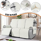 VANSOFY Waterproof Recliner Couch Covers, Sofa Covers 1-Piece Washable - Image 3