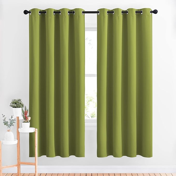 NICETOWN Green Blackout Draperies Curtains by NICETOWN