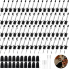 72 Pcs Stainless Steel Liquor Pour Spouts, Bottle Pourers for Alcohol