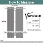Yakamok Green 100% Blackout Curtains, Total Blackout Lined Curtain Panels - Image 7