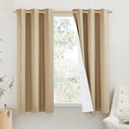 NICETOWN 100% Absolutely Blackout Linen Curtains by NICETOWN
