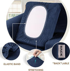WEERRW Velvet Couch Covers for 2 Cushion Couch Sofa - Image 3