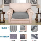 H.VERSAILTEX Super Stretch Individual Seat Cushion Covers Sofa Covers Couch - Image 2