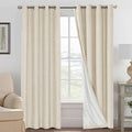 H.VERSAILTEX Curtains for Bedroom Black Out Thermal Insulated Linen Textured by HVERSAILTEX