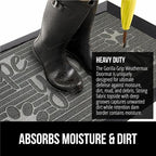 GORILLA GRIP 100% Waterproof All-Season WeatherMAX Doormat 35x23, US Designed - Image 4