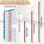 Microfiber Mops for Floor Cleaning, Flat Mop for Wet & Dry Use, Dust Mop for Hardwood Floors with 3 Reusable Pads for O Cedar Hardwood Floor 'N More 3-Action Mop and Extendable 58" Long Handle