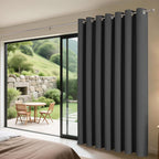 Joydeco Blackout Patio Sliding Door Curtains 72 Inches Long, Grommet Privacy - Image 3