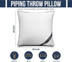 Utopia Bedding Throw Pillow Inserts, 26 x 26 Inches Decorative Indoor Pillows - Image 2