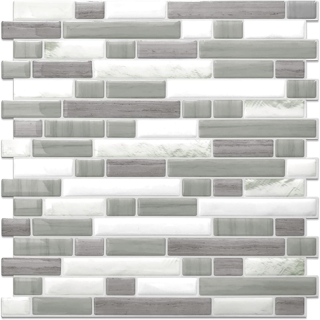 STICKGOO Peel and Stick Wall Tile Self-Adhesive Backsplash Thicker Design