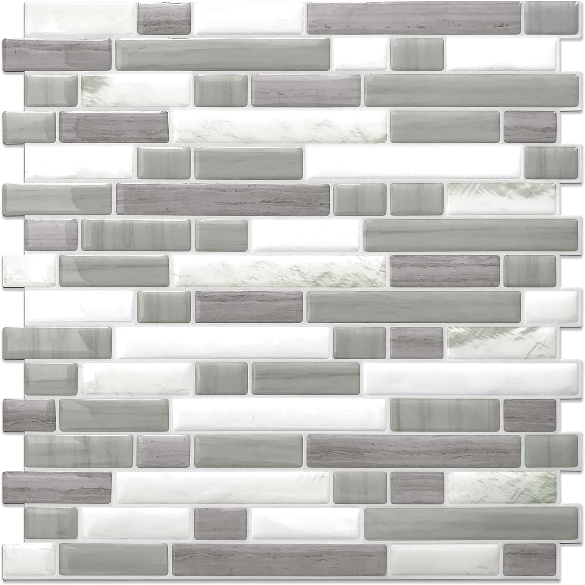 STICKGOO Peel and Stick Wall Tile Self-Adhesive Backsplash Thicker Design