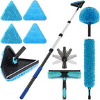 20ft Painted Wall Mop, 12ft Extension Pole, High Ceiling Cleaning Tool