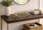 Seraphic Centerpieces for Tables, Dining Room Candle Holder Decor, Gold