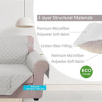 U-NICE HOME 4 Seater Sofa Cover 91 Inch Large Couch Covers - Image 4