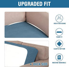 H.VERSAILTEX Super Stretch Individual Seat Cushion Covers Sofa Covers Couch - Image 6