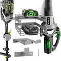 Power Tool Organizer Wall Mount - Heavy Duty Weed Eater Hanger for Garage Organization, Cuboid Garage Storage Rack for EGO Leaf Blower, Trimmer, Chainsaw, Edger, Battery, Charger, 180lbs Load Capacity