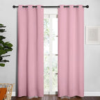 NICETOWN Window Curtain Panels, Thermal Insulated Solid Grommet Blackout by NICETOWN