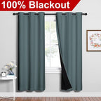 NICETOWN Full Shade Curtain Panels, Pair of Thermal Insulated & Energy - Image 2
