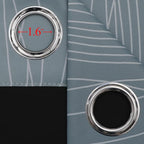 Estelar Textiler Stone Blue and Greyish White Ombre Blackout Curtains 54 Inch - Image 7