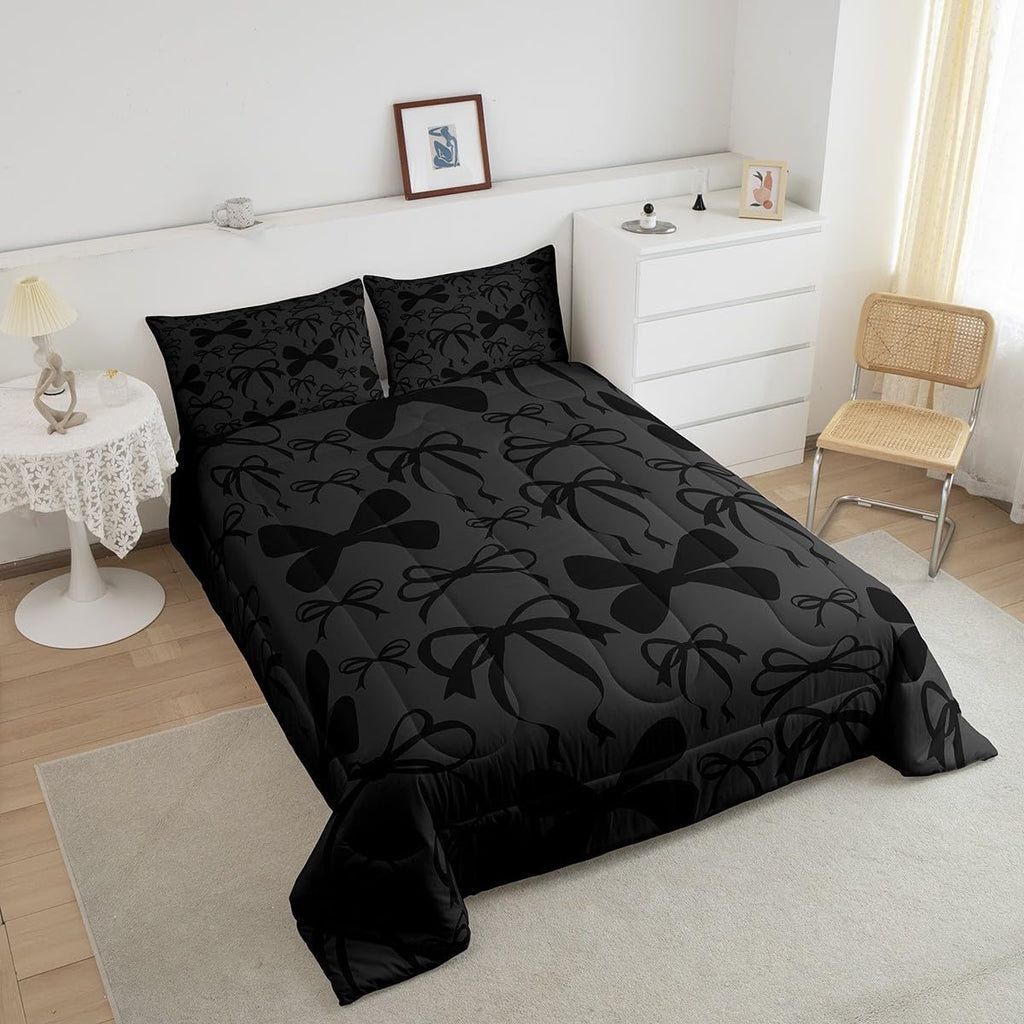 Feelyou Cute Bowknot Bedding Set Boys Girls Twin Size