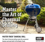 Weber® Master-Touch Charcoal Grill, 22-Inch, Deep Ocean Blue