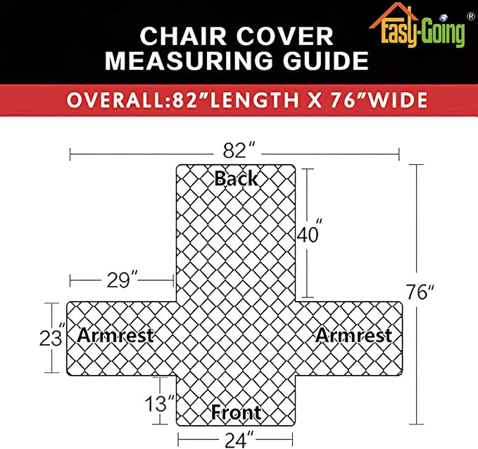 Easy-Going Chair Sofa Slipcover Reversible Sofa Cover Water Resistant Couch - Image 5