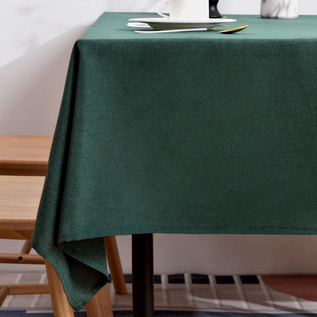 BALCONY & FALCON Rectangle Table Cloth Waterproof Dark Blue 55"x71"