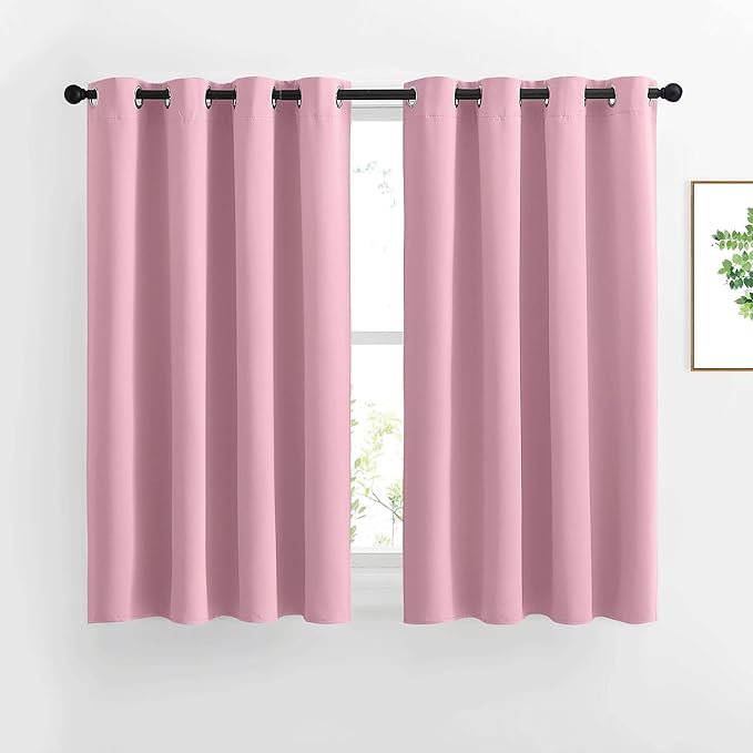 NICETOWN Crystal Pink Curtain Panels by NICETOWN