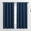 NICETOWN Moroccan Blue Blackout Nursery Curtains, Grommet Thermal Curtains & by NICETOWN