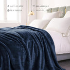 Exclusivo Mezcla Plush Fuzzy Fleece Bed Blanket King Size, Super Soft, Fluffy - Image 5