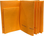 10 Pack Extra Large Original German Shammy Cloths Chamois Towels Absorbent 190g Super Shammy for Pets, Parenting Tool Cleaning for Home and Commercial Use Wholesale Bulk (Orange)