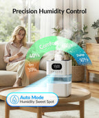 AreShark 2.2 Gal/8.5L Humidifier for Large Room with Warm & Cool Mist