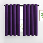NICETOWN Royal Purple Room Darkening Curtain Panels by NICETOWN