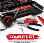 39-Piece Home Tool Set with Compact Case for Repairs and DIY