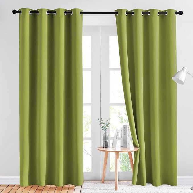 NICETOWN Green Blackout Draperies Curtains by NICETOWN