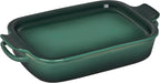 Le Creuset Stoneware Rectangular Dish w/Platter Lid, 14 3/4" x 9",Artichaut