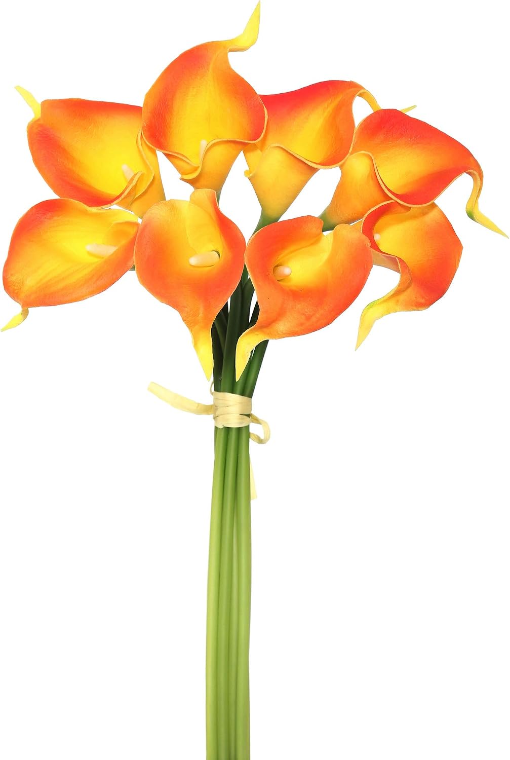 Vickerman 14'' Artificial Orange Calla Lily Bundle