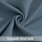 Yakamok 100% Blackout Thermal Insulated Curtains, Noise Reducing Barrier Panel - Image 4
