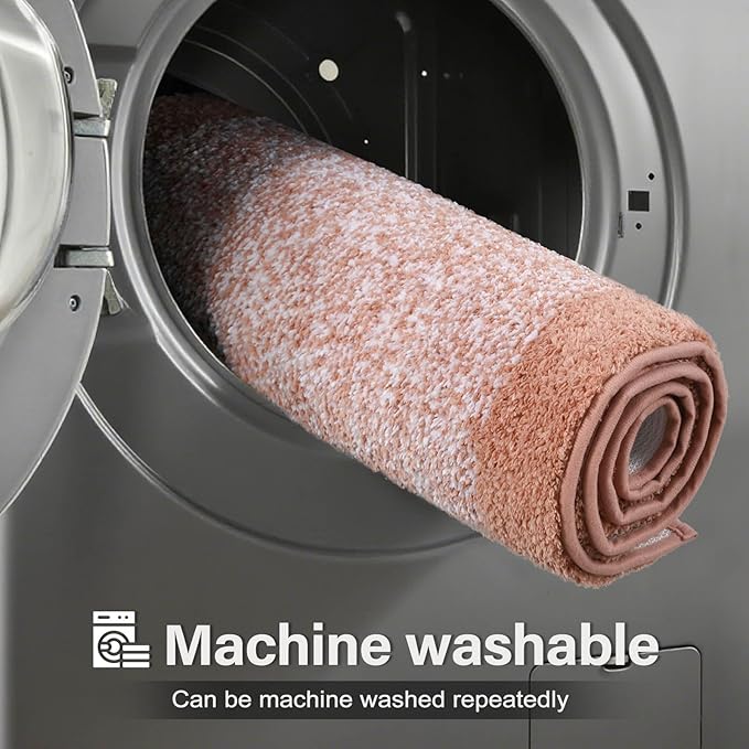 70x24 Long Bathroom Rugs Washable Non Slip, Soft Absorbent Quick Dry Mats - Image 9