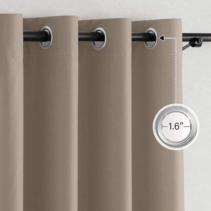 NICETOWN 100% Full Blackout Portable Curtains - Image 2