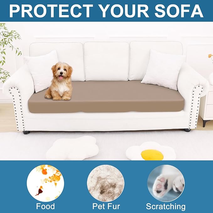 Smiry Printed Couch Cushion Covers, Stretch Soft Couch Covers - Image 7