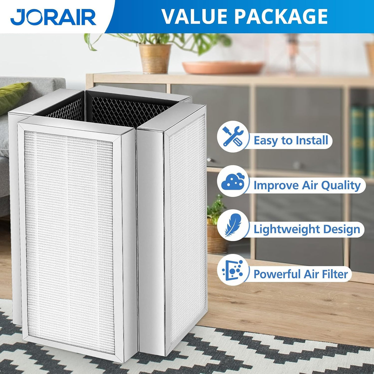 2 Pack 50 Replacement Filter for MA Air Purifier 50 Series 50W 50B 50S