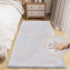 ORINOVA Grey Fluffy Rug Runners by ORINOVA