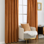 MIULEE Velvet Curtains 108 inches Long 2 Panels - Image 7