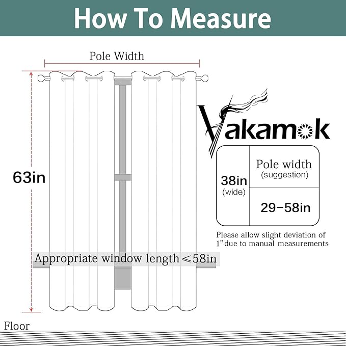 Yakamok Blackout Curtains for Bedroom - Image 7