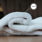 Ghouse Ultra Soft Faux Rabbit Fur Rug 4x6, Machine Washable Area Rugs - Image 4