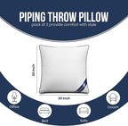 Utopia Bedding Throw Pillow Inserts, 20 x 20 Inches Decorative Indoor Pillows - Image 2